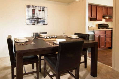 Separate Dining Area at Brook View Apartments Baltimore MD 21209