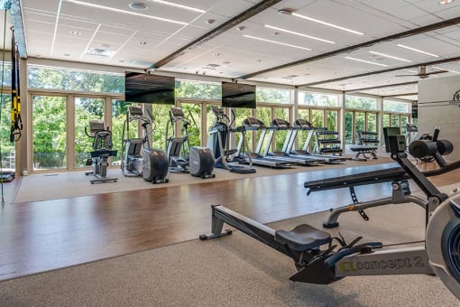 Modern Fitness Center at Padonia Village Apartments, Timonium, 21093