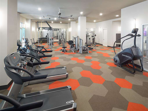 Fitness Center at The Edison Lofts Apartments, North Carolina