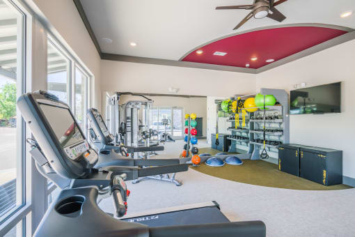 Fitness Center interior Decor at The Six, Mt Pleasant, SC