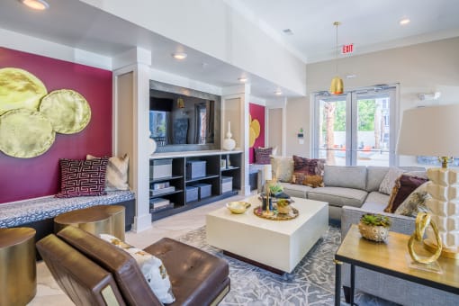 Clubroom Living Room at The Six, Mt Pleasant, SC
