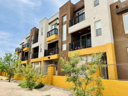 Exterior view at Scottsdale Hayden Townhomes, Scottsdale, AZ, 85257