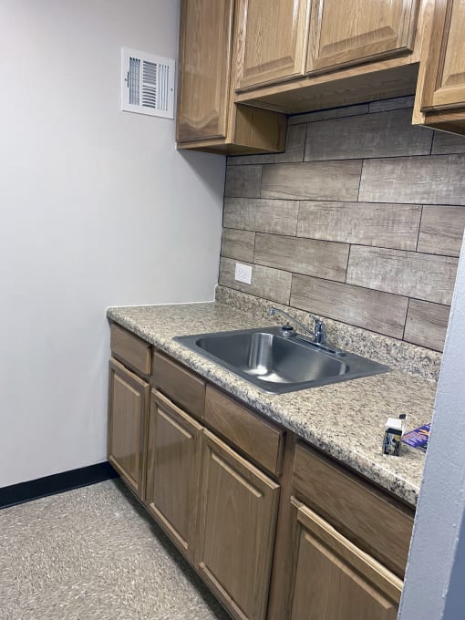 Kitchen Sink With Faucet at Clinton Towers, Bronx, NY