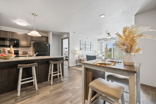 Spacious living room with neutral walls and ample natural light.