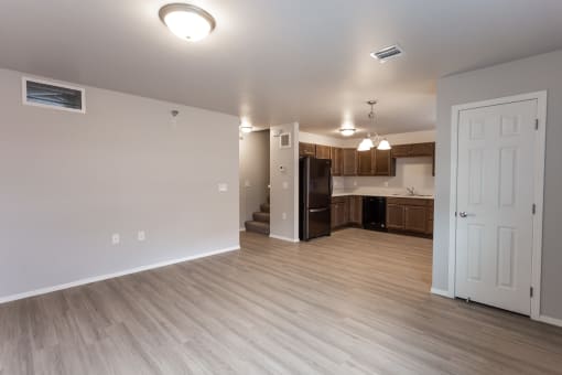 Living Room looking into kitchen