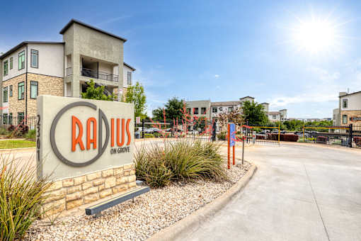 our apartments are located in the heart of radu city at Radius on Grove, Austin, TX, 78741