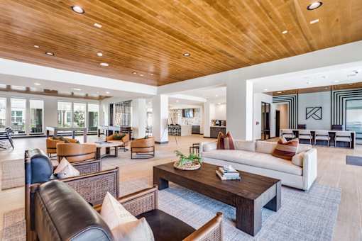 Large Community Clubhouse with ample sitting at Kessler, Fort Worth, TX