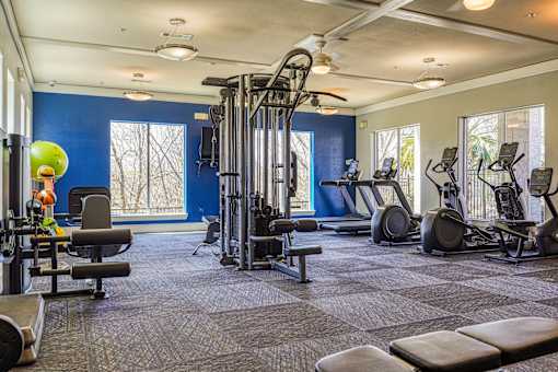 Fitness Center  at The Landings at Brooks City-Base Apartments , San Antonio, TX, 78235