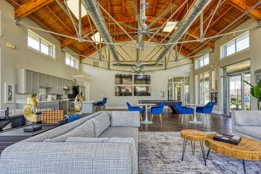 Clubhouse at The Landings at Brooks City-Base Apartments , San Antonio, TX