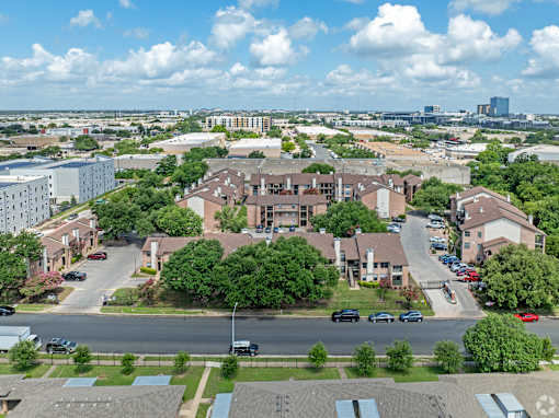 Aerial view at Brook Meadow Village, Austin, Texas