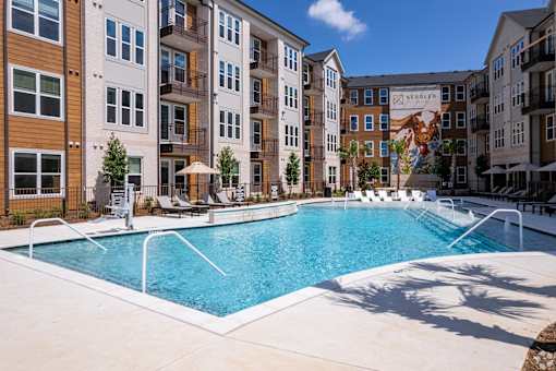 Crystal Clear Swimming Pool at Kessler, Fort Worth, TX, Texas