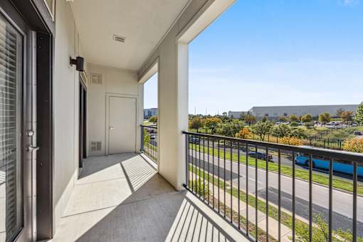 Large Balcony at Radius on Grove, Austin, 78741