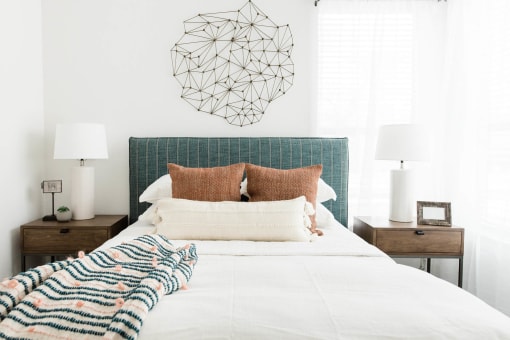 Cozy Styled Bedroom at Villas of Leander Hills, Leander, TX 78641