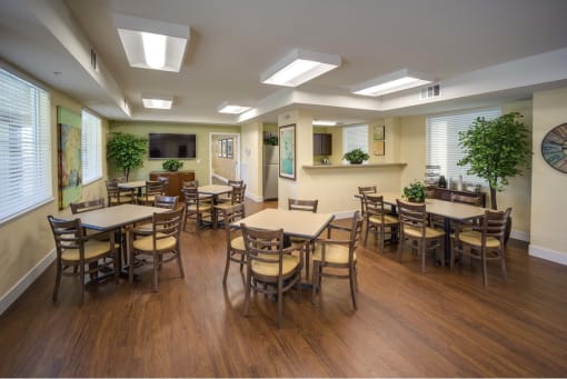 Arbor Creek Senior clubhouse interior