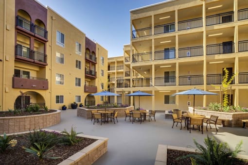 Mayfair Court outdoor seating
