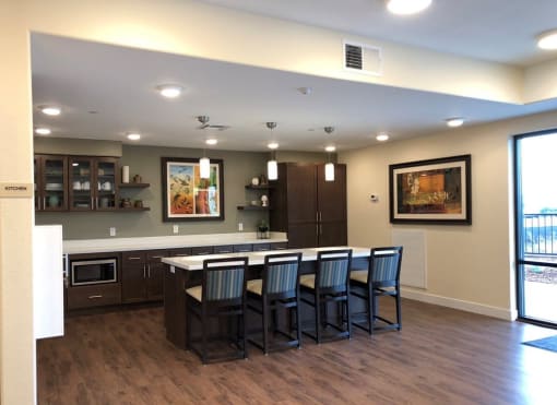 Newark Station Seniors community kitchen
