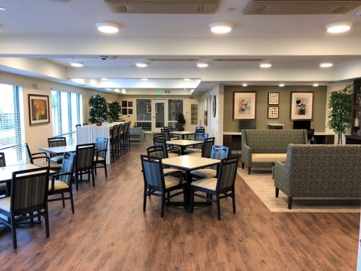 Newark Station Seniors community room