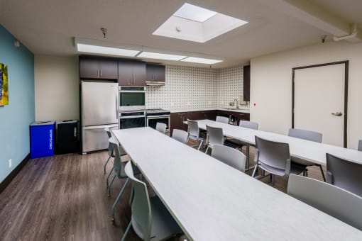 The craft kitchen at Sierra Sunrise Senior Apartments