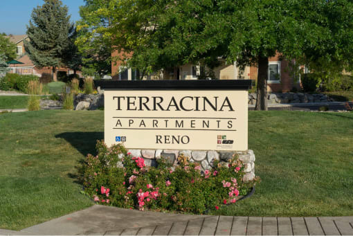 Terracina Reno sign
