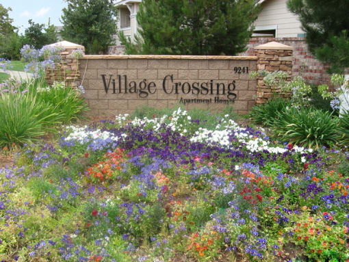 Village Crossing sign