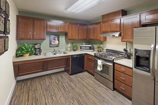 Vintage at Laguna phase two community kitchen