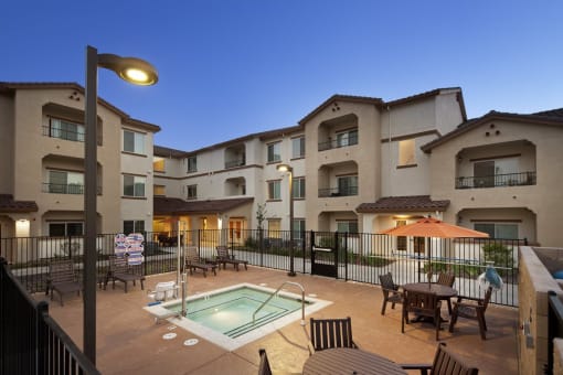 Vintage at Laguna phase two hot tub