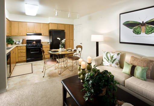 Vintage at Natomas Field model 2 living room