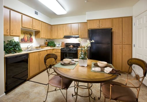 Vintage at Natomas Field model one kitchen