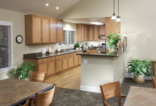 Vintage Oaks community kitchen