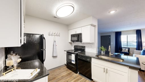 Kitchen at Silvertree at Little Turtle Apartments, Westerville, OH, 43081