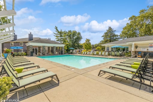 the swimming pool at our apartments at Runaway Bay Apartments, Ohio, 43204