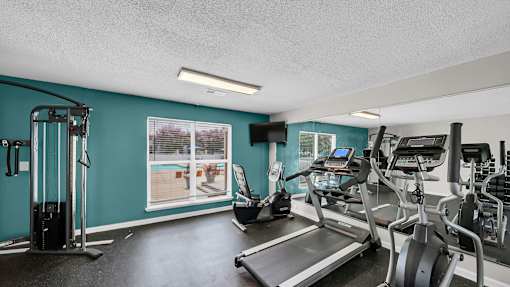 Gym at The Stella Apartments, Memphis, TN