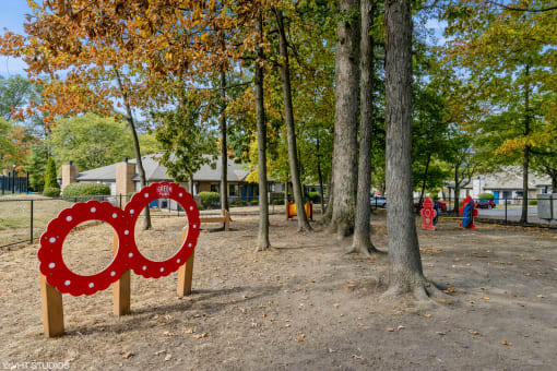 a playground at Silvertree at Little Turtle Apartments, Westerville, 43081