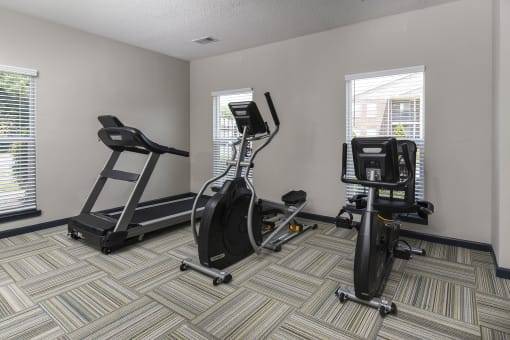 State of the art fitness center at The District, Memphis, Tennessee
