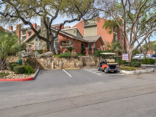 Large Leasing Office at Wildwood Apartments, CLEAR Property Management, Austin
