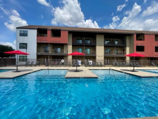 Sparkling Community Pool at Aviator at Brooks,Texas