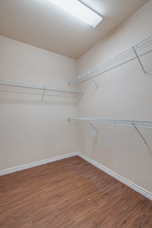 Wooden floor closetat Millennium on Post, San Marcos, TX, 78666