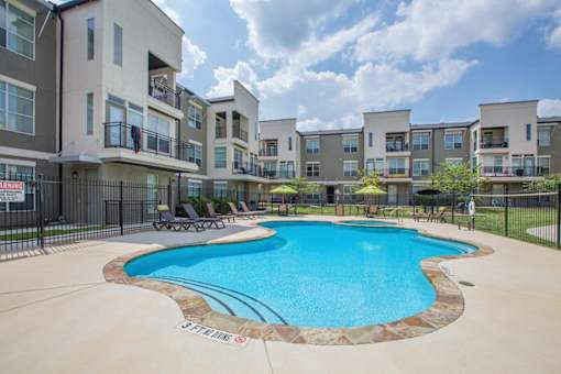 Outdoor swim at Millennium on Post, San Marcos