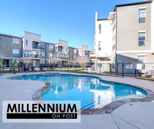Outdoor swimmingat Millennium on Post, San Marcos, 78666