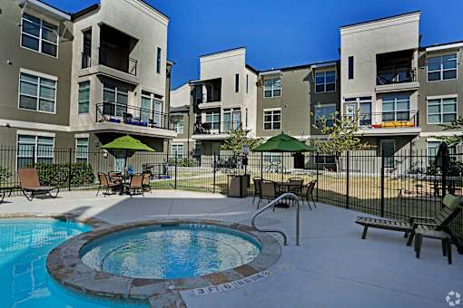 Pool Patioat Millennium on Post, San Marcos, TX