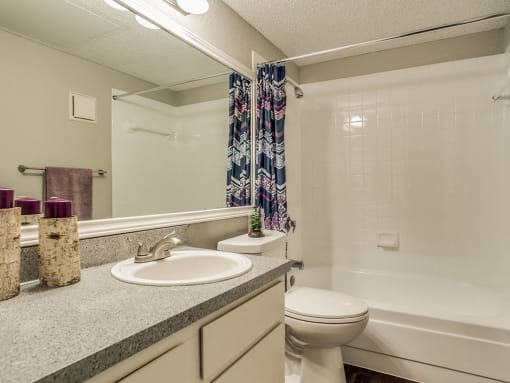 Luxurious Bathrooms at Newport Apartments, Irving, 75062