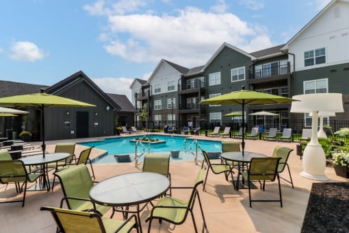 Pool at The Cody on Hamilton Apartments in Westerville Ohio