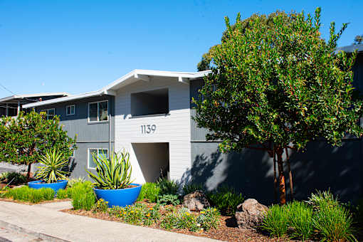 bright well maintained exterior of apartment building