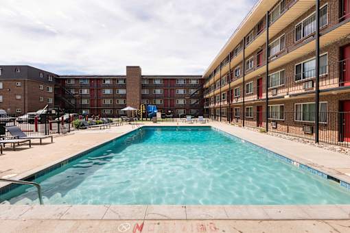 the pool at our 2400 2400 2400 apartments