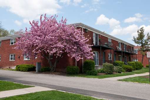 Ample outdoor space for parking at Troy Hills Village in Parsippany, NJ,07054