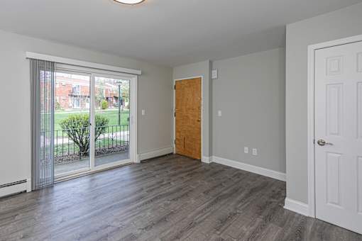 Composite floors with patioat Troy Hills Village in Parsippany, NJ,07054