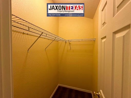 spacious closet