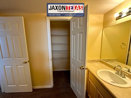 spacious closet
