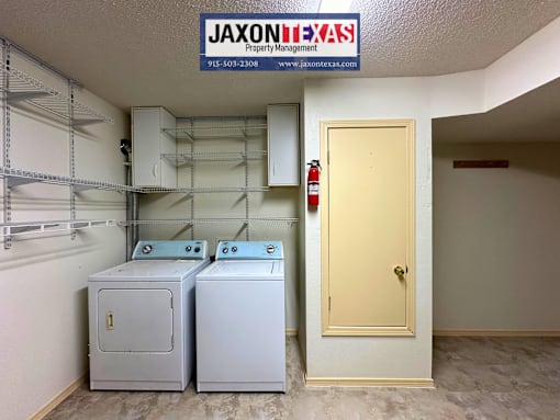 washer and dryer included