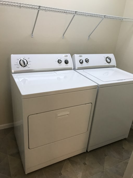 In Home Stacked Washer/Dryer at Boulder Ridge Apartments, Fargo, North Dakota